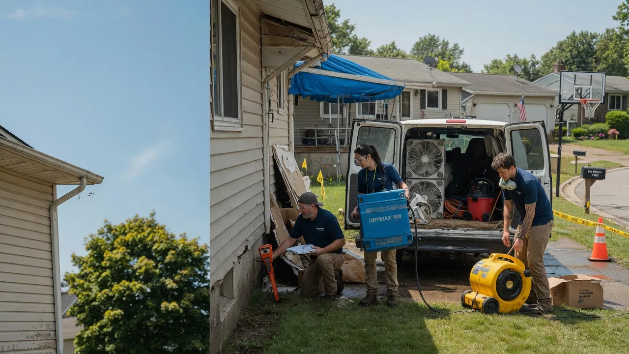Ceiling Leak Cleanup in Barton, OH near me