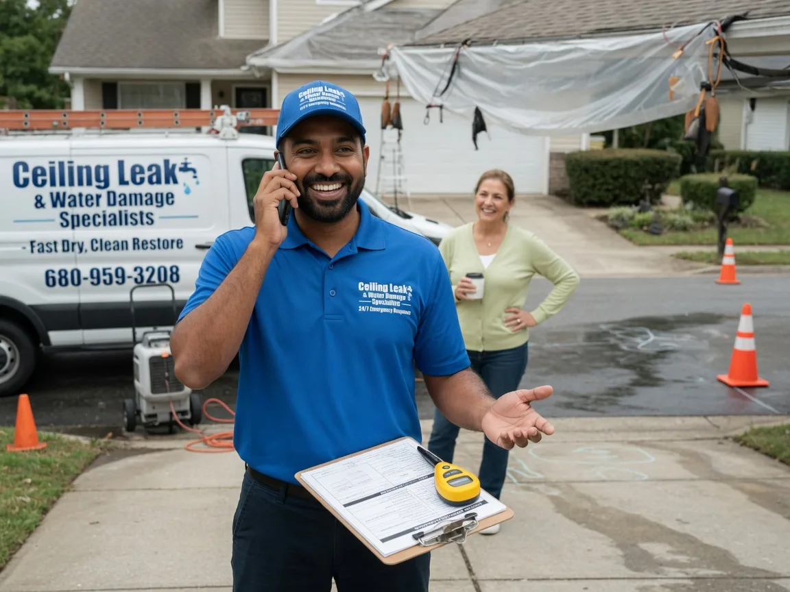 Ceiling Leak Cleanup Barton, OH FAQs